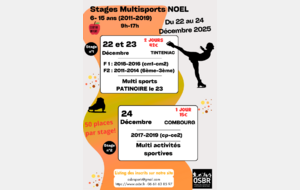 STAGES SPORTIFS NOEL
